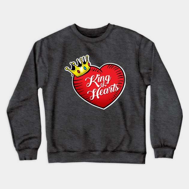 Kings of Hearts Crewneck Sweatshirt by btoonz